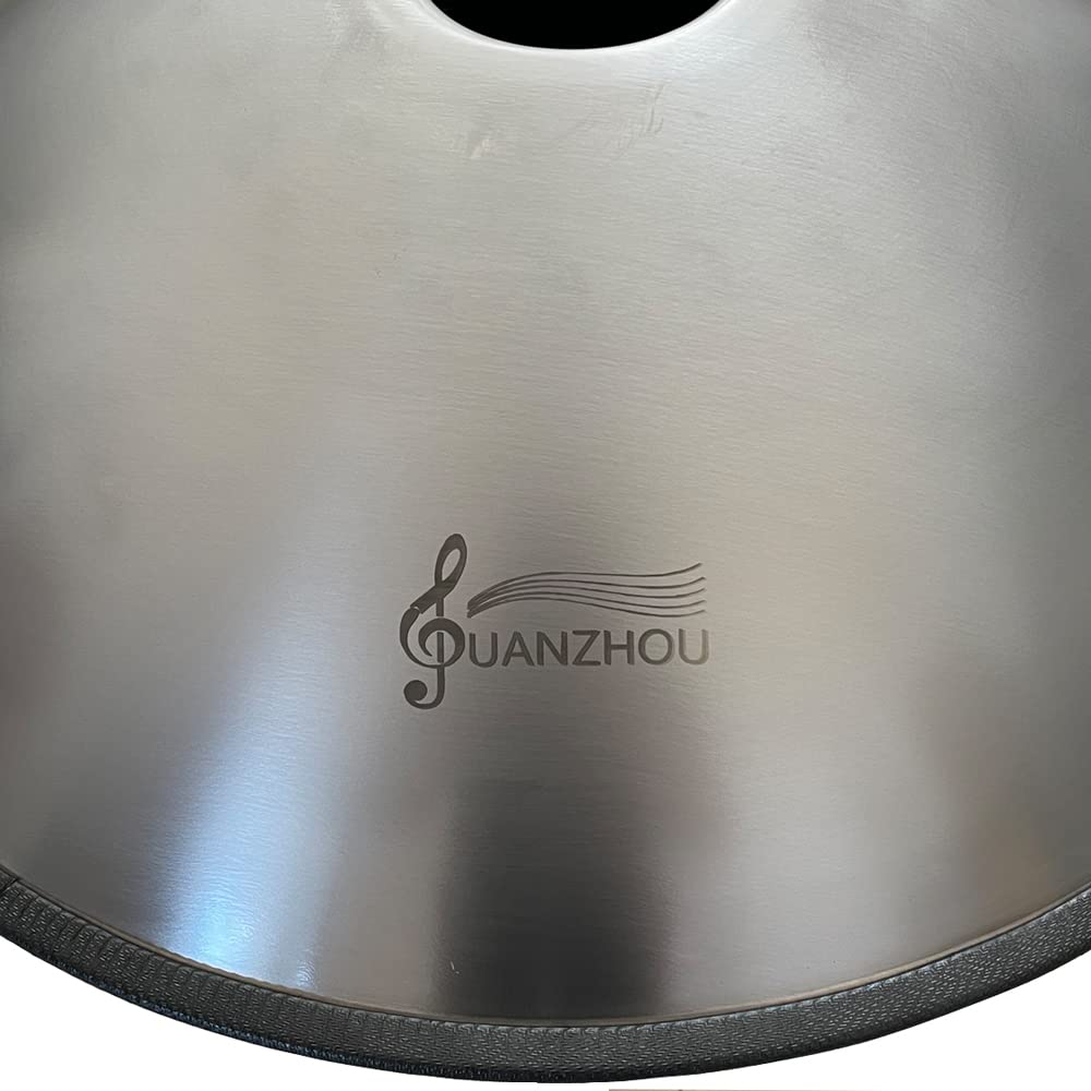 Handpan, 9 Notes Zungentrommel, Professional Hand Tuning, Easy to Carry and Clean, With Backpack, Stand Hang Drum for Professional Audio Production Yoga-Meditation