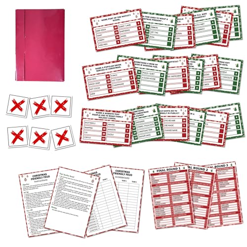 Fournitures et activités de fête de vacances : quiz de Noël grand groupe modèle A05