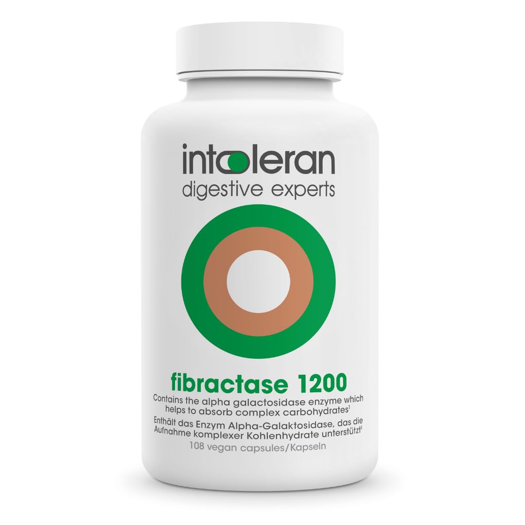 Intoleran Fibractase Forte Verdauungsenzyme – 108 Kapseln