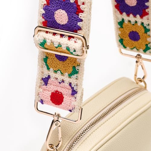 Image of chushui Knit Purse Strap,Replacement Crossbody Wide Adjustable Shoulder Strap for Bag Handbag