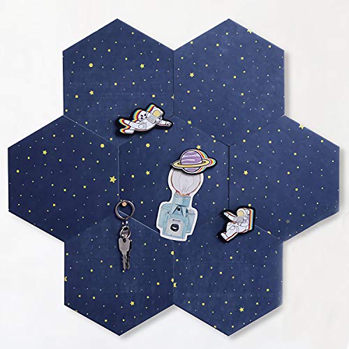 Buy Night Sky Theme Hexagon Felt Board Tiles Set of 7 Notice Memo