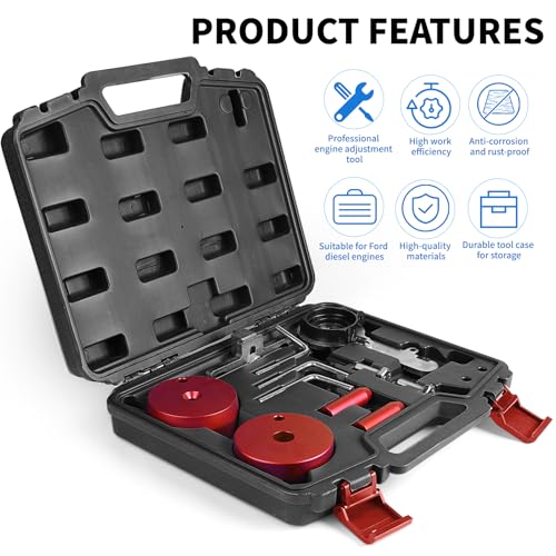 DBREAKS Motor Einstellwerkzeug, Steuerzeiten Wechsel Werkzeug kompatibel mit Ford Transit 2.0 TDCi/EcoBlue, Benziner Arretierwerkzeug, Nockenwellen Arretierung 303-1637, 303-1643, 303-1650