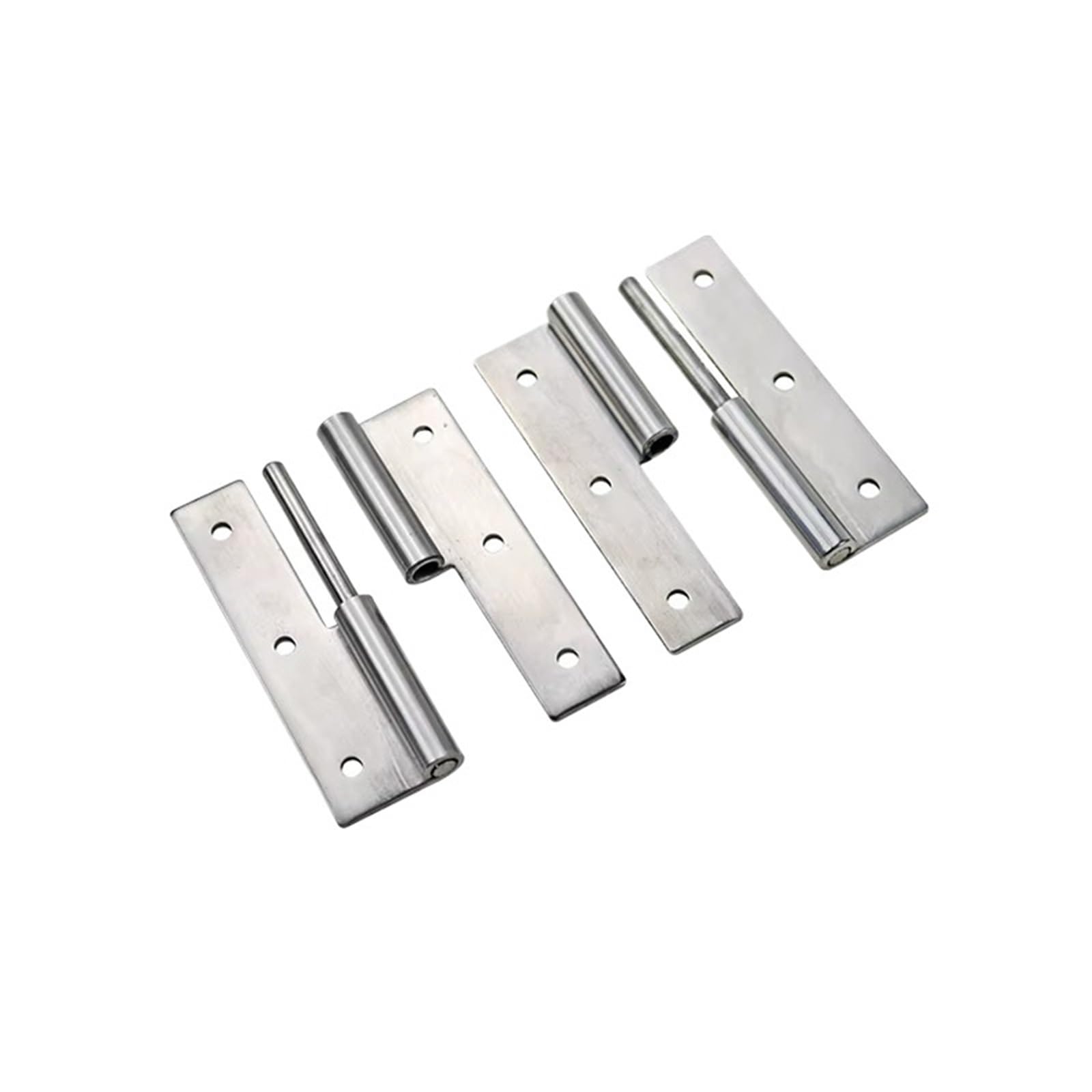 Detachable Hinge 304 Stainless Steel Machinery Equipment Cabinet Cabinet Door Hinge 1Pcs(304 SS-7-Right)