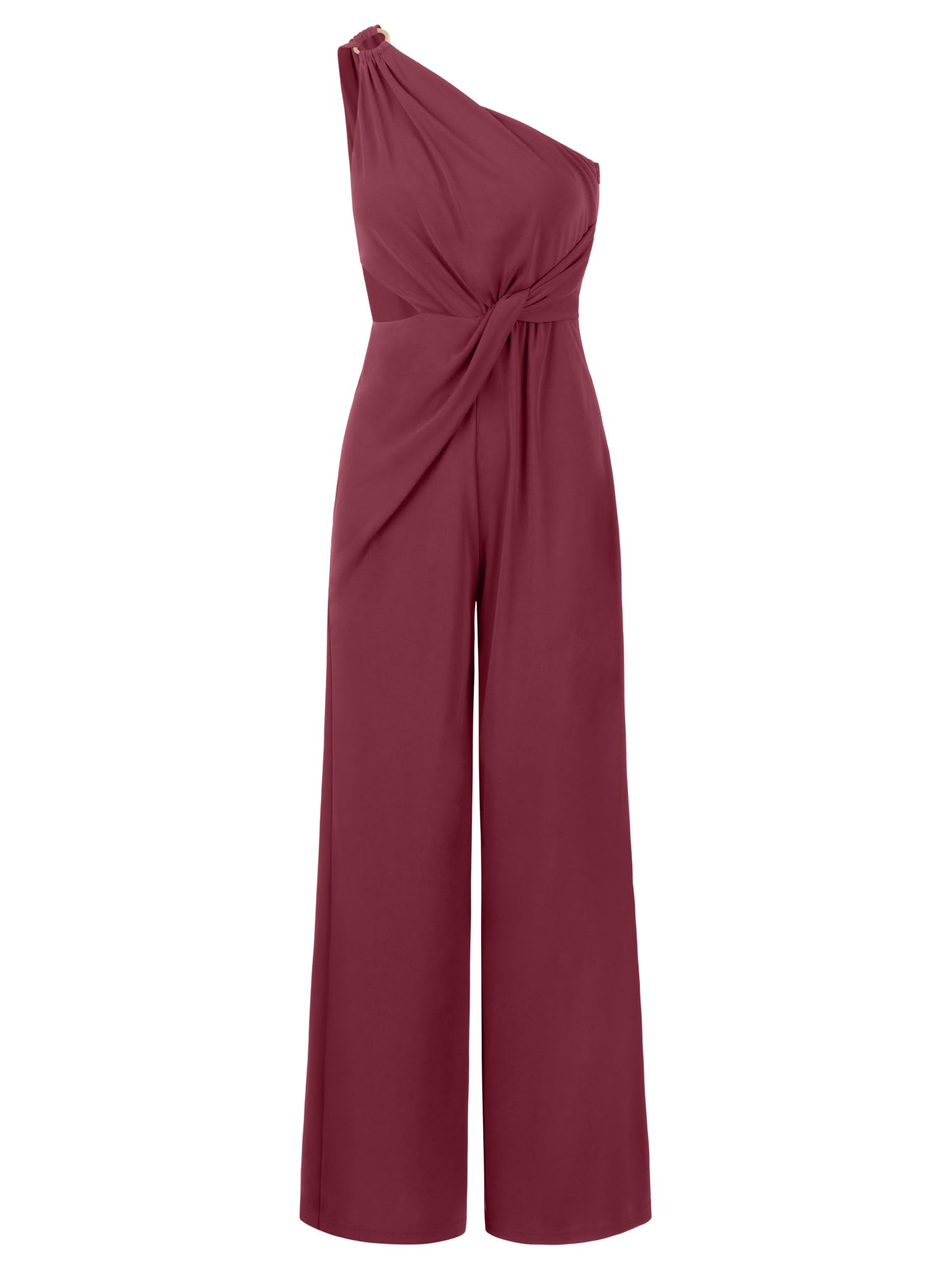 APART One-Shoulder Jerseyoverall mit Drapierung,