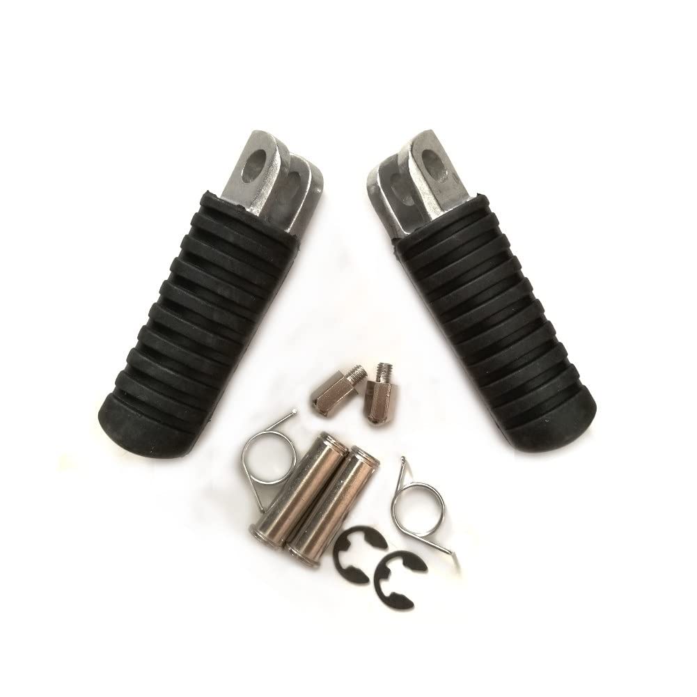 MELABE Motorrad Pedale per Kawasaki ER6N per Ninja 650R/1000 per 650/1000 Moto Rider Anteriore Pedane Poggiapiedi Adattatori Moto Poggiapied