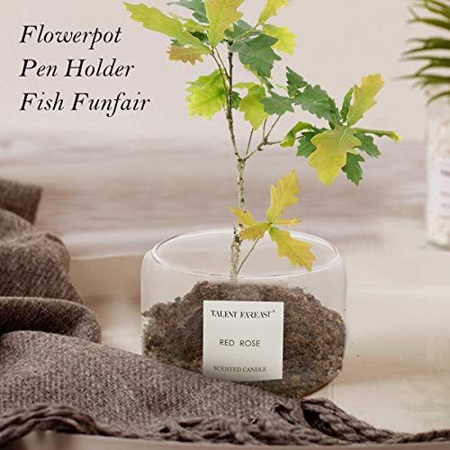 Talent Fareast Red Rose Highly Scented Candle For Home 16 Oz Aromatherapy Candles Enhanced Aroma Luxury Gift Natural Soy Wax 40 Hour Long Lasting Premium Fragrance Glass Candle Relaxing #TOP7