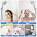 JiaSifu 10-Mode Handheld Shower Head Set, High Pressure Shower Head with 59” Stainless Steel Hose and Adjustable Brass Bracket, All Chrome Finish（Model: US-14591-X3）