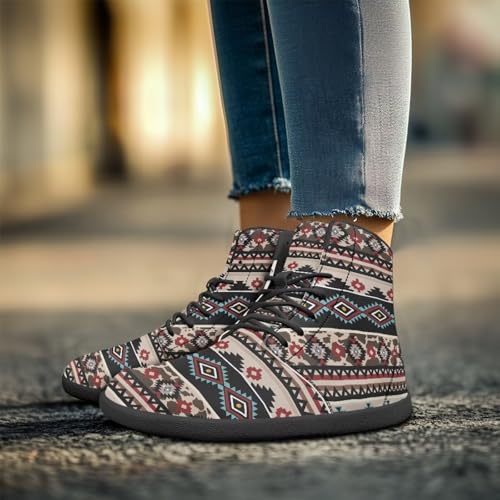 Binienty Men Women Minimalist Barefoot Shoes PU Leather High Top Zero Drop Athletic Hiking Walking Sneakers4