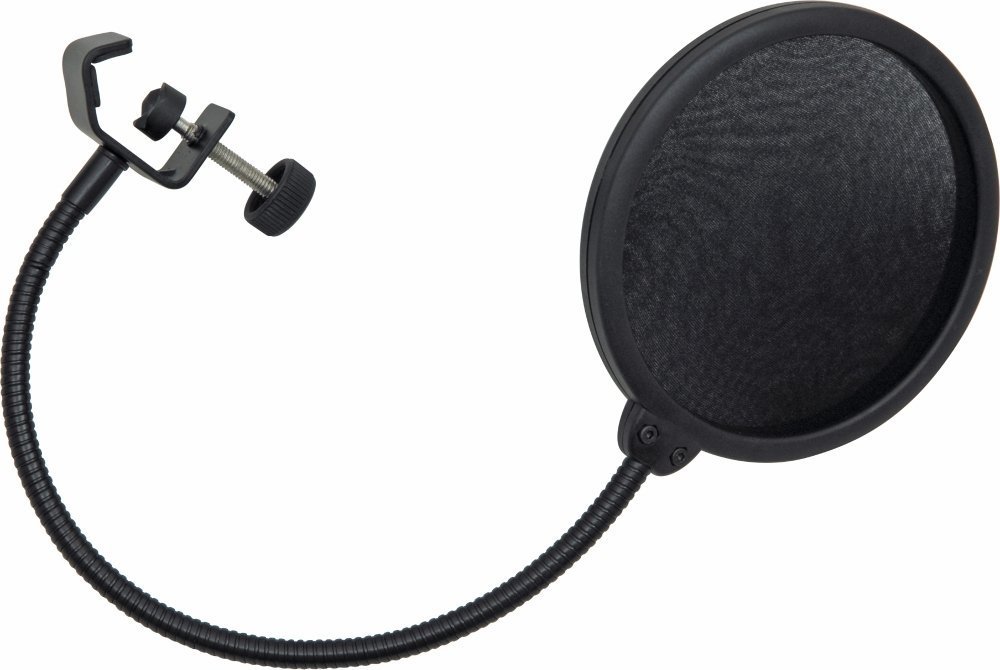 Konig & Meyer Double Nylon Screen Pop Filter with Standaed Gooseneck, Black (30700-000-55)