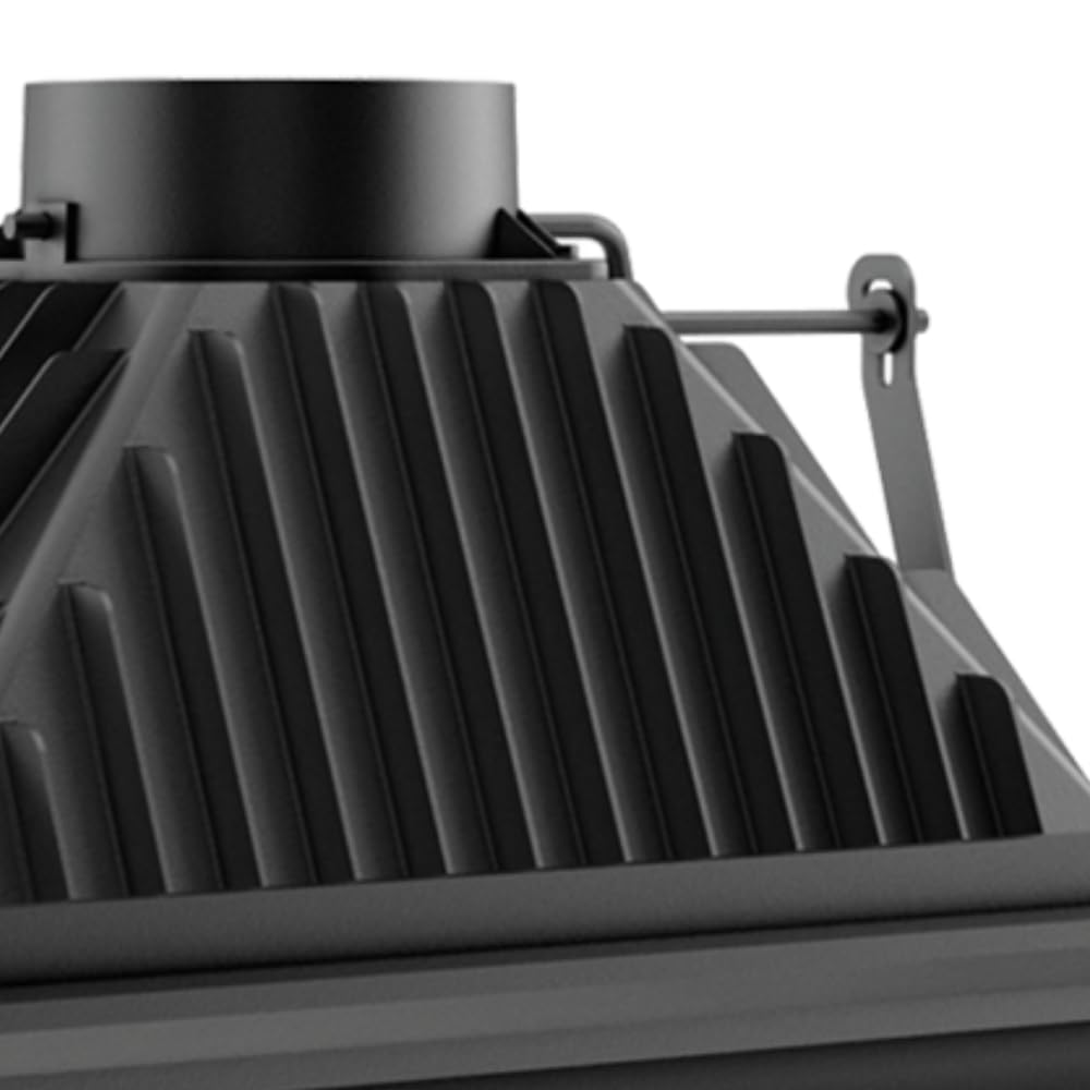 KRATKI Zuzia Eco Camino a legna con inserto ad aria Emissione C02 ridotta Conforme BImSchV 2 12 kW Rendimento termico 81% Acciaio e Ghisa