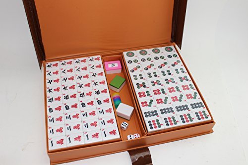 Chinese Filipino Numbered Tiles Mahjong 144 Tiles 1.45" Easy-to-Read Game Set Mah-Jongg, Mah Jongg, Majiang