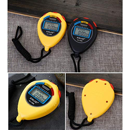 Cronômetro esportivo LIOOBO 1 peça impermeável 2 faixas temporizador eletrônico para árbitro técnico