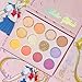 ColourPop x Sailor Moon Pretty Guardian Makeup Palette - Pastel Shadow Palette with Metallic & Matte Finishes - Buildable, Blendable & High-Pigment Formula (0.5 oz)