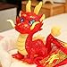 HOLIDYOYO Muñeco De Dragón De Peluche Juguete De Año Chino Decoración Adorable para Sofá y Hogar para Imagen de HOLIDYOYO Muñeco De Dragón De Peluche Juguete De Año Chino Decoración Adorable para Sofá y Hogar para