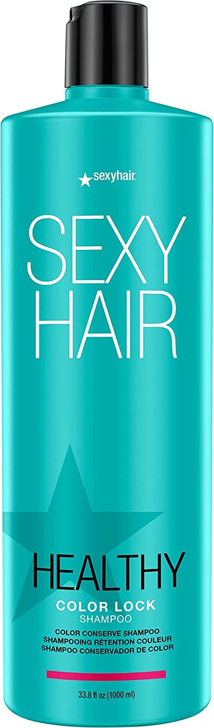 sexy hairHealthy Color Lock Color Conserve Shampoo, 33.8 Oz | Color Safe | SLS and SLES Sulfate Free | All Types