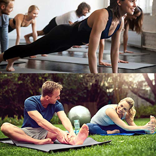 image for iLoLux 2pcs Non Slip Hot Yoga Towel with Microfiber Super Absorbent,Co
