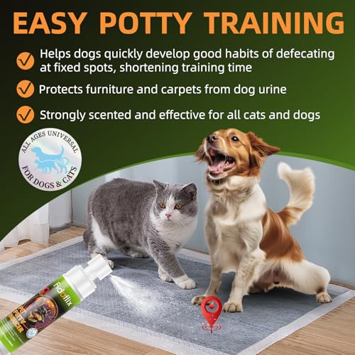 Dog Potty Training Spray for Dogs and Puppies - Go Here Attractant Spray to Pee and Poop in One Spot,Safe & Effective Puppy Pee Spray Indoor & Outdoor-Dog Training & Housebreaking Aid -100ml - Image 4