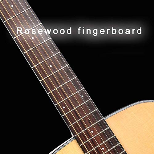 DYB Kit de démarrage de Guitare Acoustique pour débutant Spruce ABS Edging Production de Bois Massif Perfect Tone Tuner… - Les Beatles, Paul McCartney, John Lennon, RIngo Starr, George Harrison DYB Kit de démarrage de Guitare Acoustique pour débutant Spruce ABS Edging Production de Bois Massif Perfect Tone Tuner… – Image 5