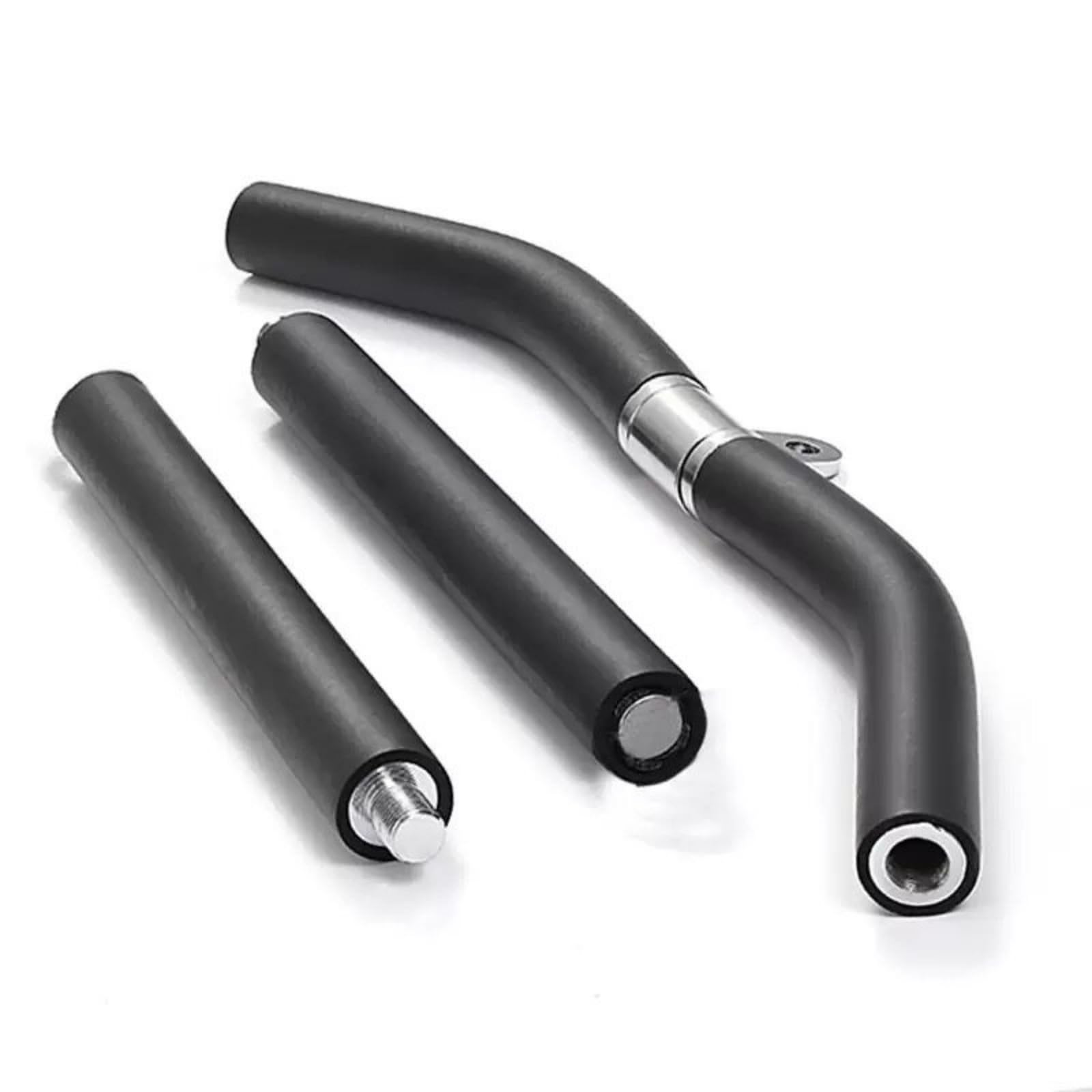 Cylindrical Grips Three-Section Pull Bar Silver Connector Rotating Pull Bar, Curved Bar-picture-10