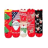 TBloevwlh Chaussettes Fantaisie Unisex pour Hommes et Femmes - Lot de 3 à 5 Paires à Motifs Drôles et Originaux - Taille Unique 39-42, Coton Confortable et Respirant pour Festival, Loisirs