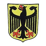 Deutscher Bundesadler Patch zum Aufbügeln | Deutschland Bundeswehr Patches, Deutsche Fahne Bügelbild, Aufbügler, Germany Flag Aufnäher Finally Home