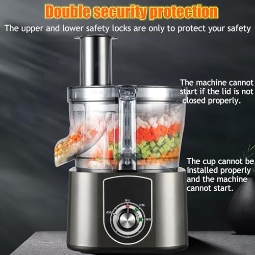 Picadora eléctrica de frutas y verduras HQCUZZY miniatura 2