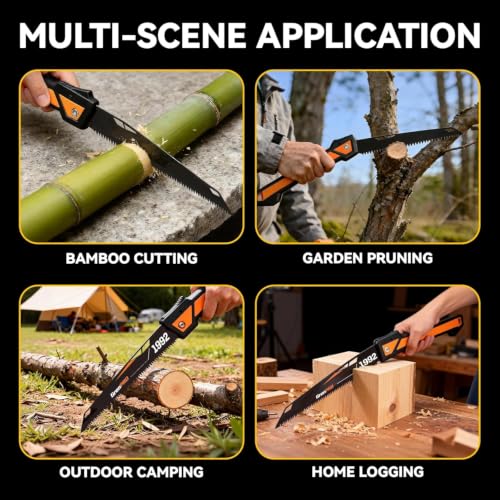 GRENPRO Folding Pruning Saw 10 Inch, Hand Saw for Tree Trimming - Image 4
