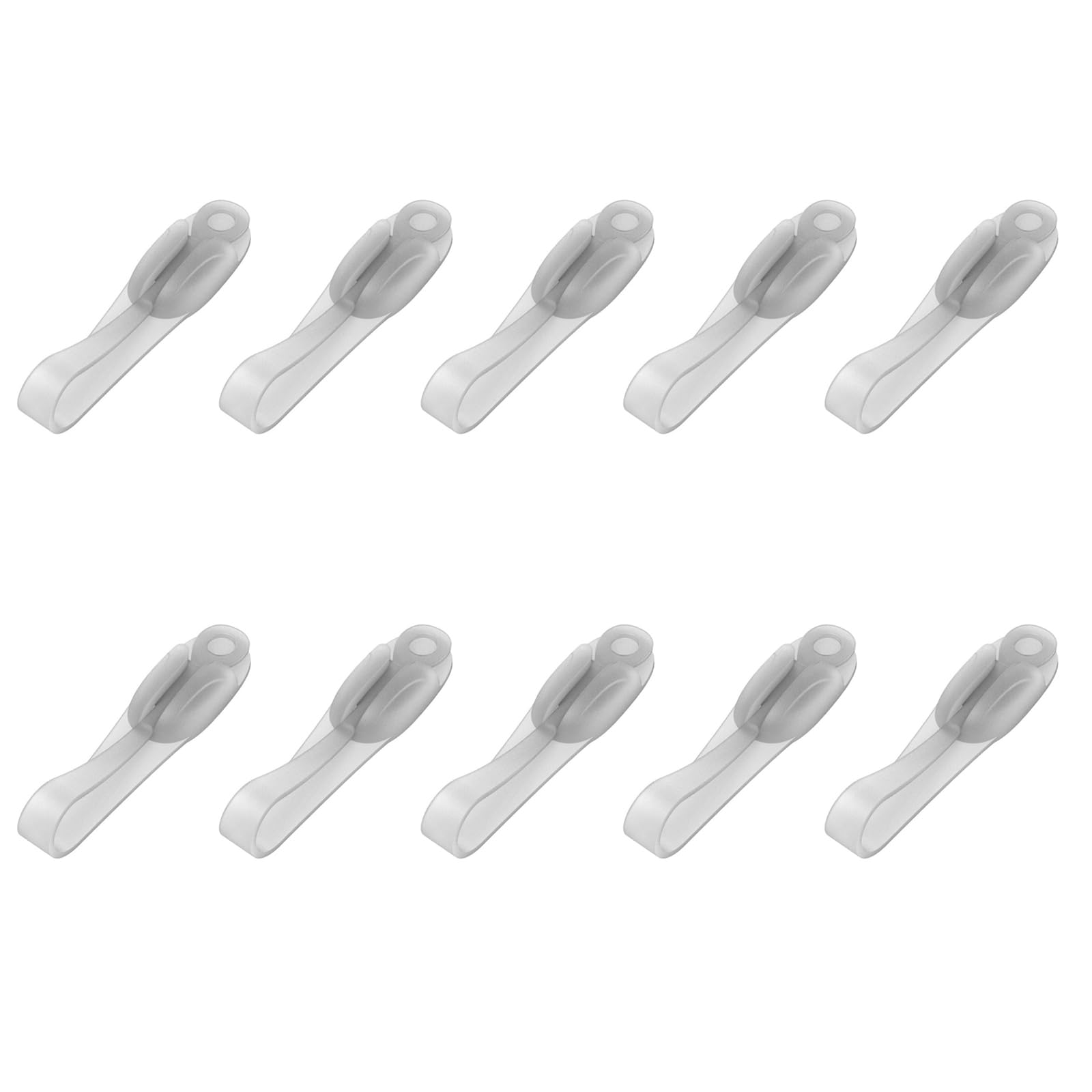 Ywluuoo Transparent Color 10Pcs Silicone Wire Cord Organizers Ties Bobbin Winder For Secure Wreath And Stocking Hanging On Mantles And Banisters Fireplaces Wire Organizers