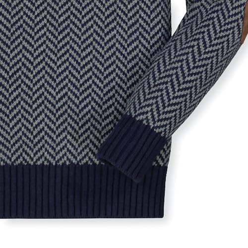 Image of Hope & Henry Boys' Long Sleeve Crew Neck Pullover Sweater