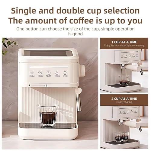 Cafetera de Espresso Semi automática con vaporizador 1.5 L miniatura 4