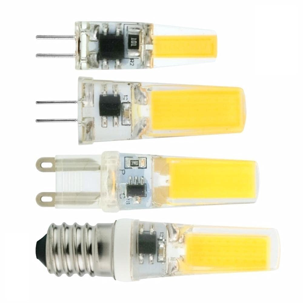 10 Bombillas LED G4 G9 De 3 W, 6 W, 220 V, Regulables, Lámpara LED De Vidrio COB, Reemplazo De 40 W, 60 W, Bombilla Halógena Para Lámpara Colgante (color Blanco