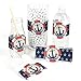 Ahoy - Nautical - DIY Party Supplies - Baby Shower or Birthday Party DIY Wrapper Favors & Decorations - Set of 15