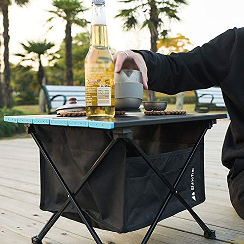 Leeofty Acessórios para mesa dobrável de alumínio para acampamento ao ar livre Bolsa de armazenament