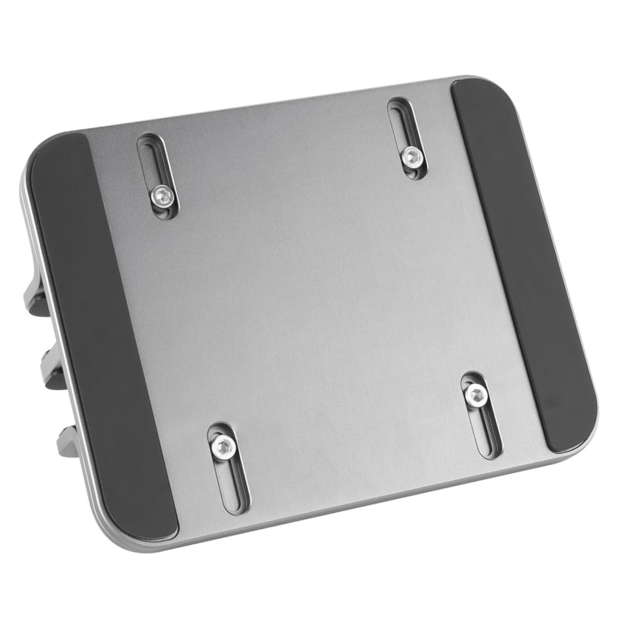 Mikinona Soporte Vertical Dual para Portátiles de Aluminio Base Estable para Ordenadores y Tablets de y Resistente para Oficina