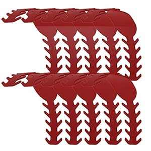 Uakeii Elastyczne Paski Przedłużające 10x Czerwone