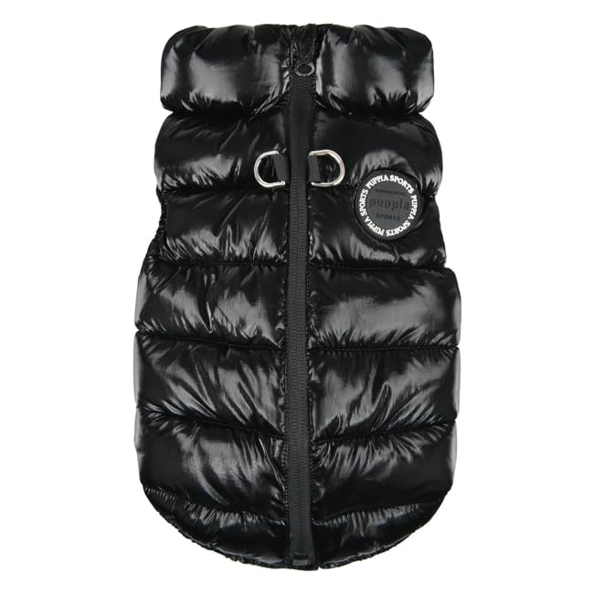 Glossy Vest Jumper Nero XXL Cappottino per Cane