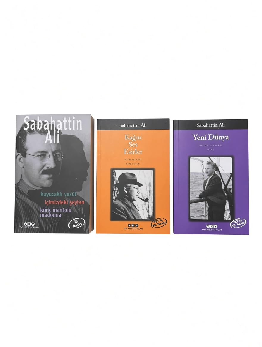 Sabahattin Ali Bütün Eserleri 3 Kitap Set YKY
