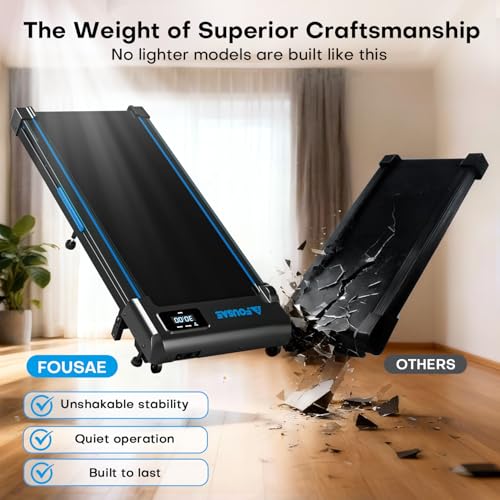FOUSAE Walking Pad with 10% Incline & 12 HIIT Programs — view 8