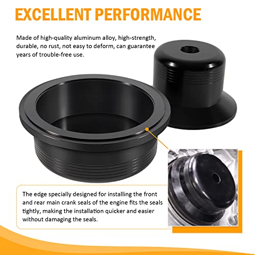 For Duramax Diesel 6.6L Main Crankshaft Seal Driver Kit Front & Rear Crank Seal Installer Kit For 01-16 Gm 6.6 6.6L, Lb7 Lly Lbz Lmm Lml #TOP3