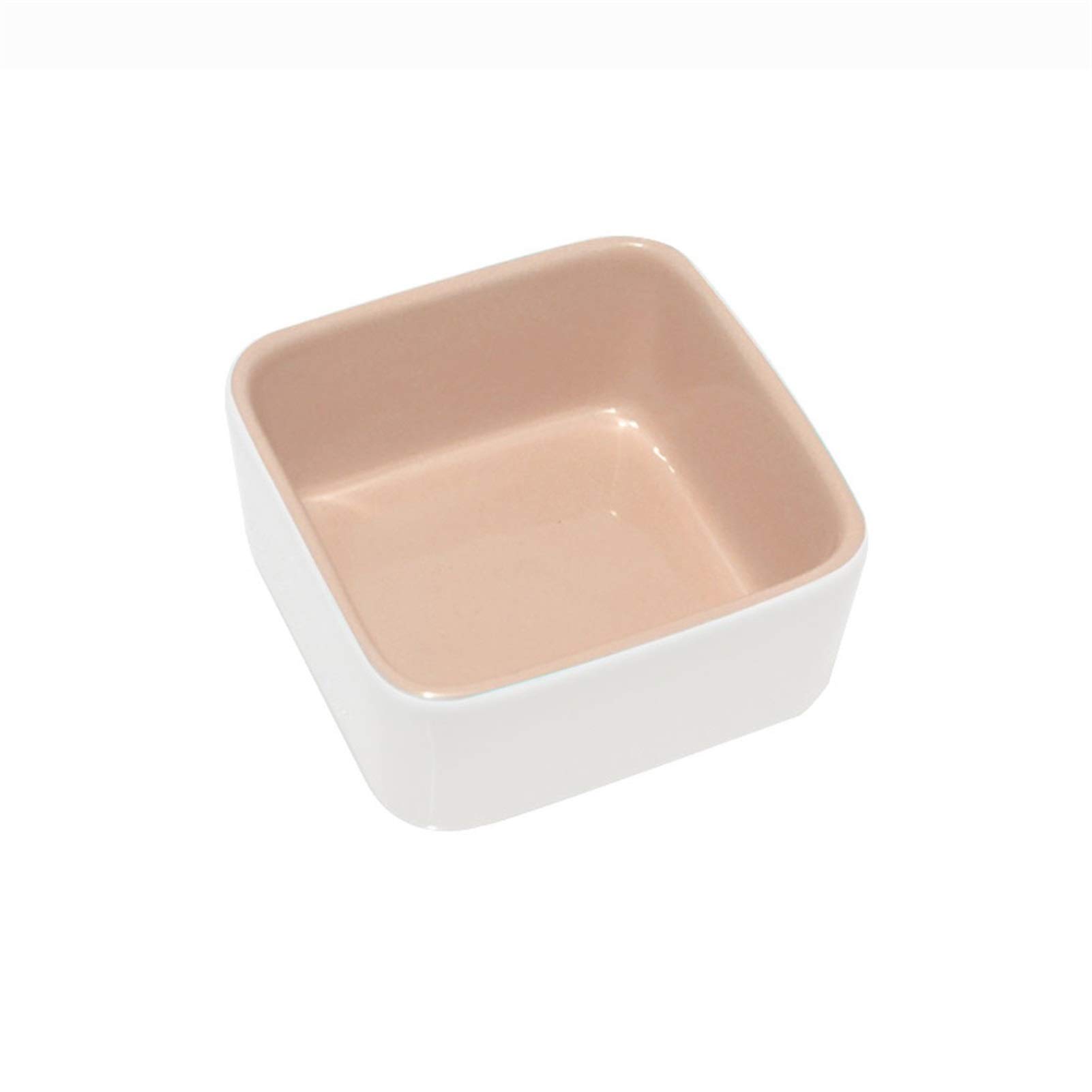 WOTZOV Sauce Dish 3.5-Inch Porcelain Bowl Oatmeal Snack Soup Dessert Salad Appetizing Cold Cuts Four Colors Dipping Bowls，C
