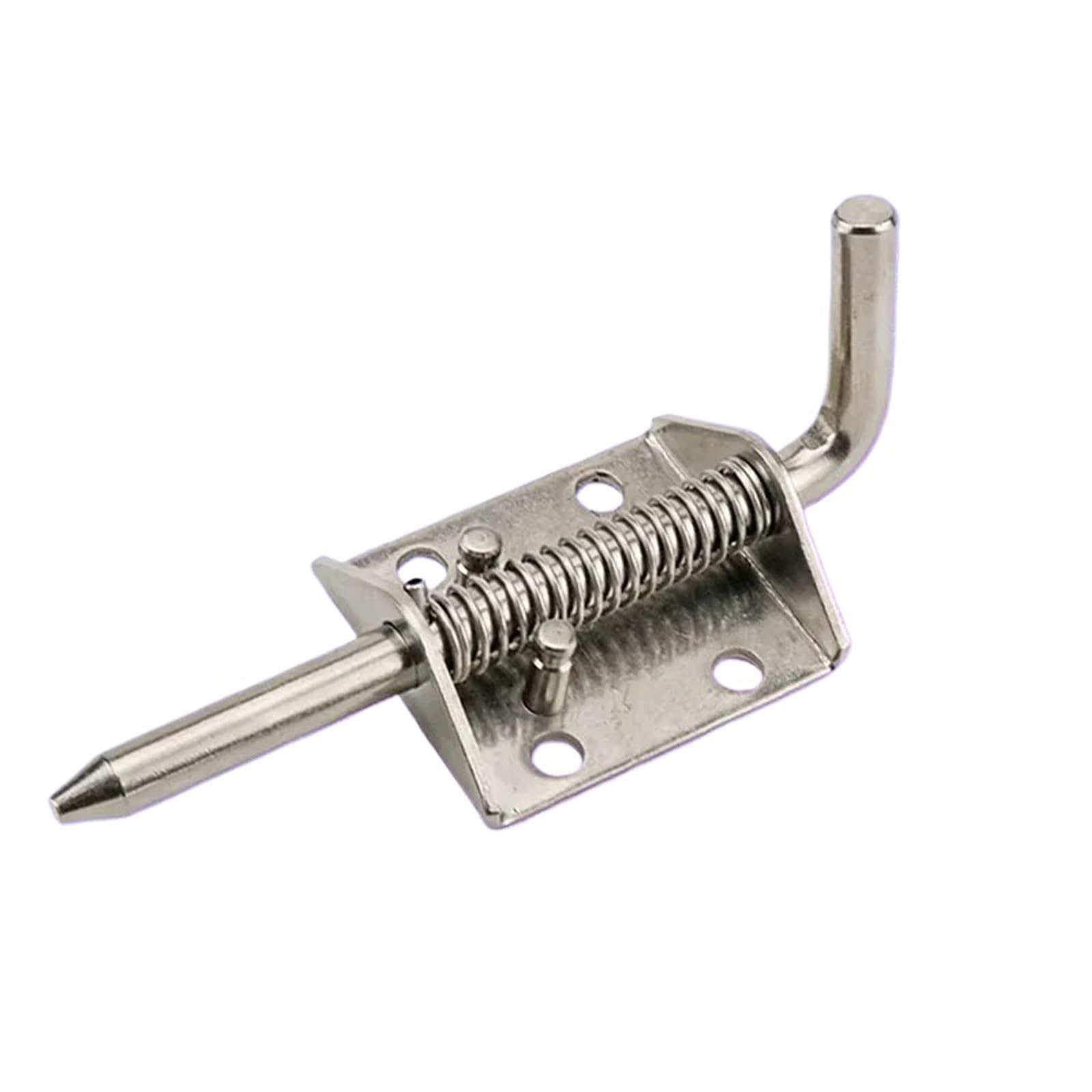 FQJYXWEWL Stainless Steel Spring Loaded L Shaped Telescopic Dowel Hinge Equipment Cabinet Doors 1Pcs