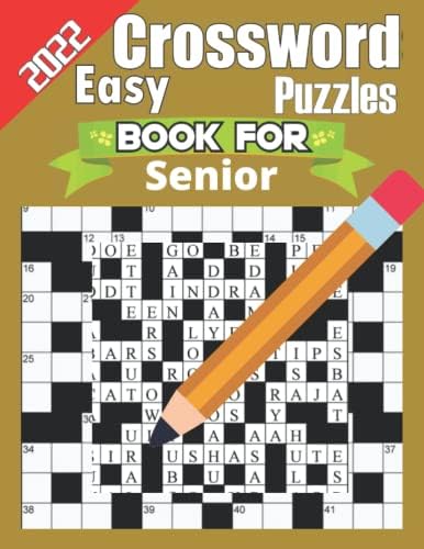 Crossword Puzzles Book For Senior Easy 2022: Large-print ...