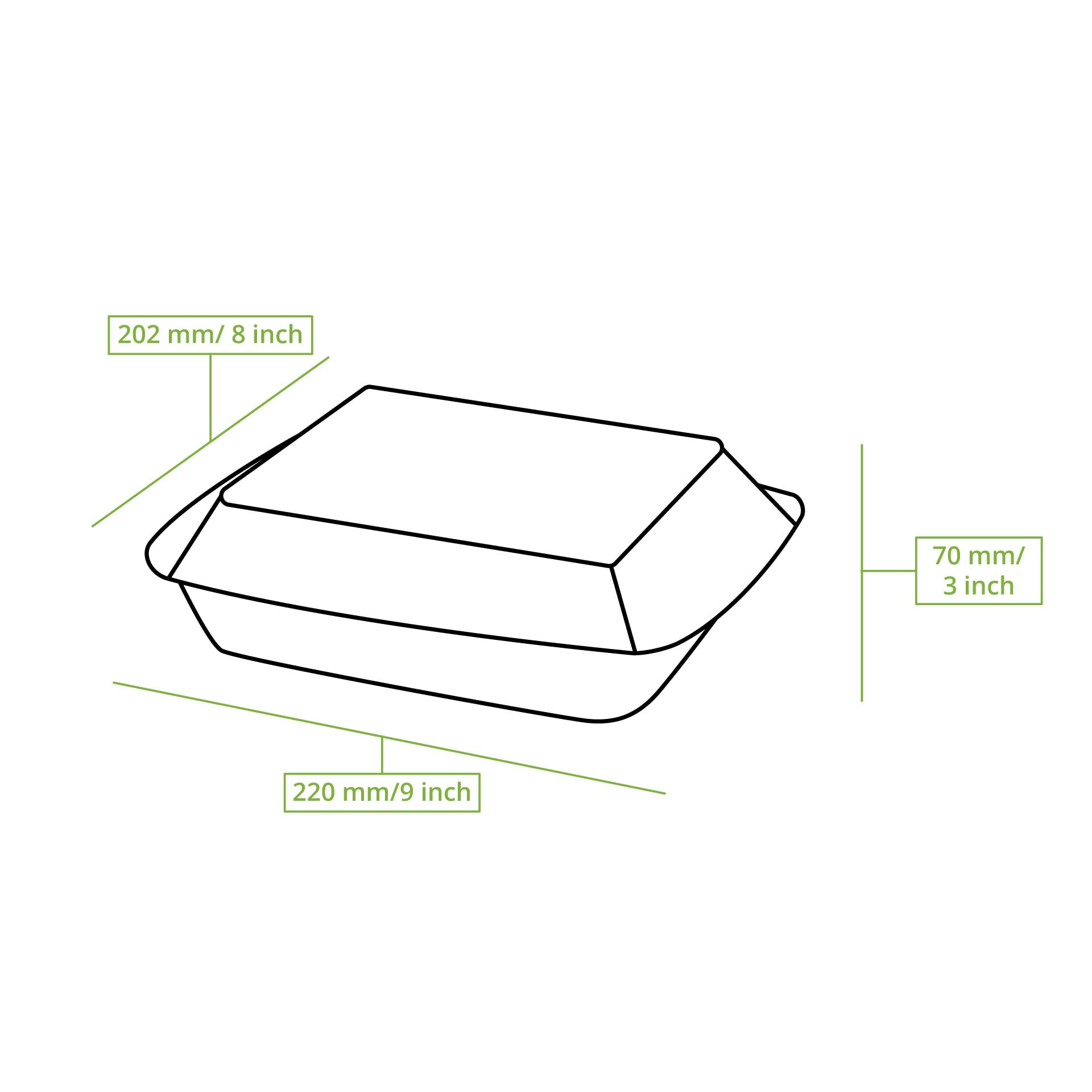 BIOZOYG Burgerbox aus Zuckerrohr mit angrenzendem Deckel I 50 Stück kompostierbare Snackverpackung aus Bagasse - biologisch abbaubar I Pommes Menübox eckig I Lunch to go 22 x 18,5 x 7 cm