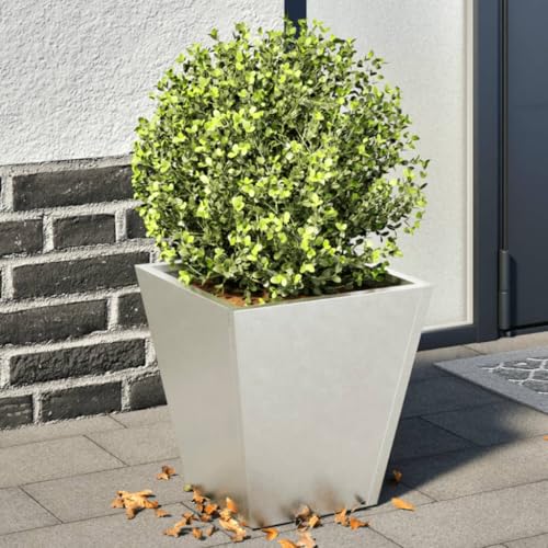 Xichuzi Pflanzkübel 2 STK. 30x30x30 cm Edelstahl, Blumentopf Gross,...