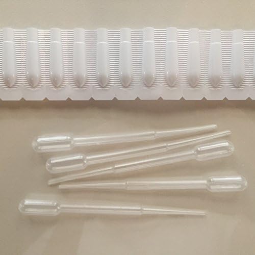 Suppository Molds - 2.25 ml (roll of 100 units) - Disposable - PLUS 5 Free 2ml Filling Pipettes by Flora Natural