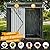 Shintenchi 6x4 FT Outdoor Storage Shed with Window, Outdoor Waterproof Storage Shed Metal Garden Shed with Lockable Single Door, Weather Resistant Tool Storage House Shed for Garden,Backyard,Gray