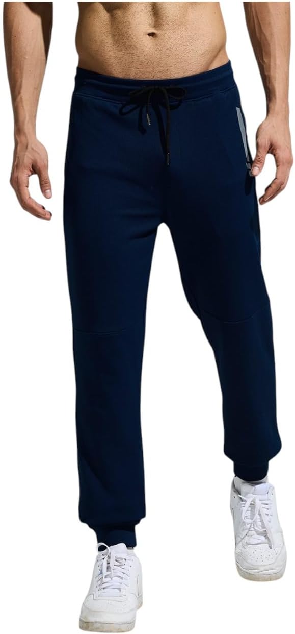 - Men's Stretch & BreathableTrackpants with Convenient Side Zipper Pocket | Men Stretchy Track Pants | Breathable Track Pants for Men| Men Joggers| Men's Running Trackpants