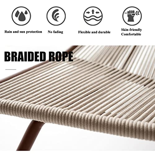 Waeyz 85 * 73 * 82Cm, Leisure Rocking Chair, Patio Rattan Weaving Lazy Rocking Chair, Outdoor Balcony Rocking Chair, Modern Rocking (Color : Dark Blue, Size : 85 * 73 * 82Cm) #TOP2