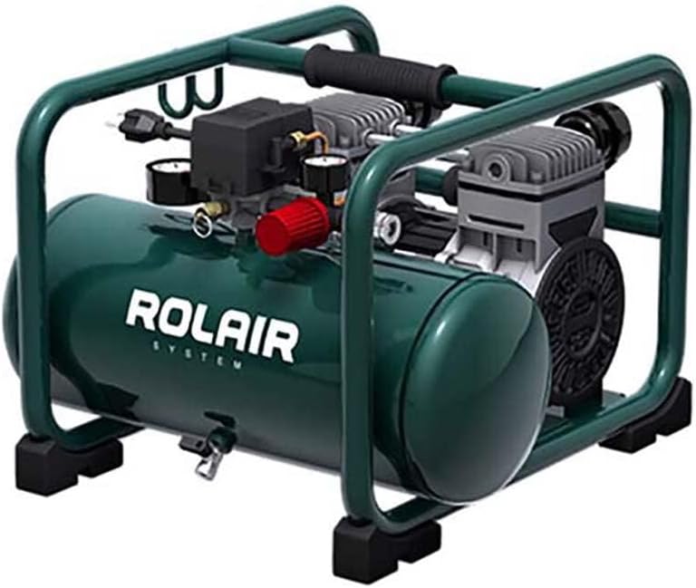 Rolair Hand Carry Portable 2HP Air Compressor Rolair JC20 Super Quiet 70dB 115 Volt