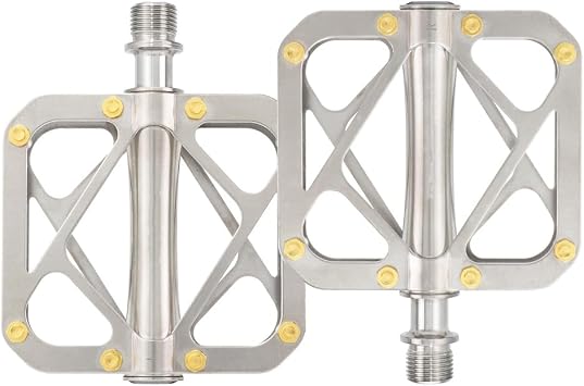 Bicycle Titanium Pedals Full Titanium Body MTB Road Bike 9/16 inch Pedals for Brompton Pedals Quick Release Ultralight